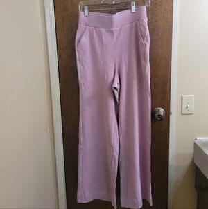 Pact Wide Leg Lounge Pants Lavender Haze 🪻
